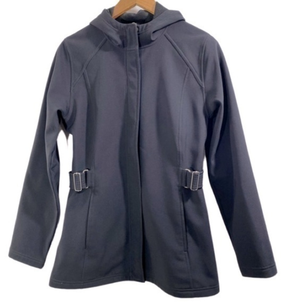 Lucy Women’s light weight jacket with hoodie Size S Color Black